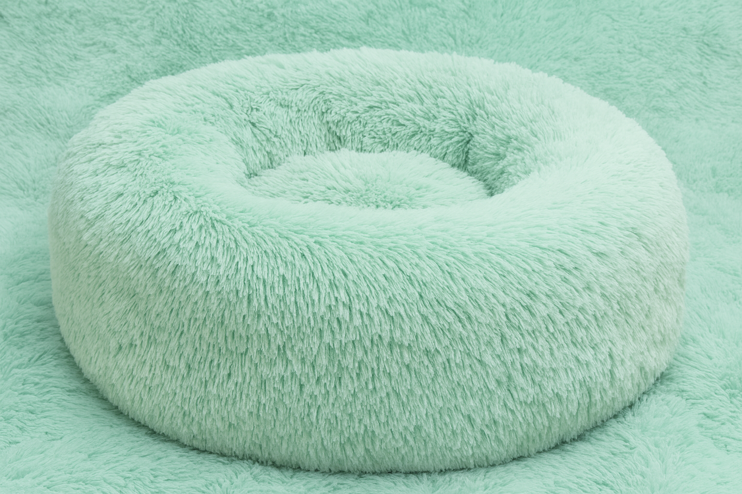 Plush Round Pet Bed