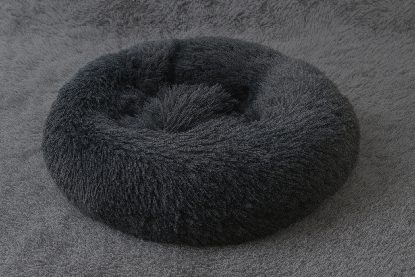 Plush Round Pet Bed