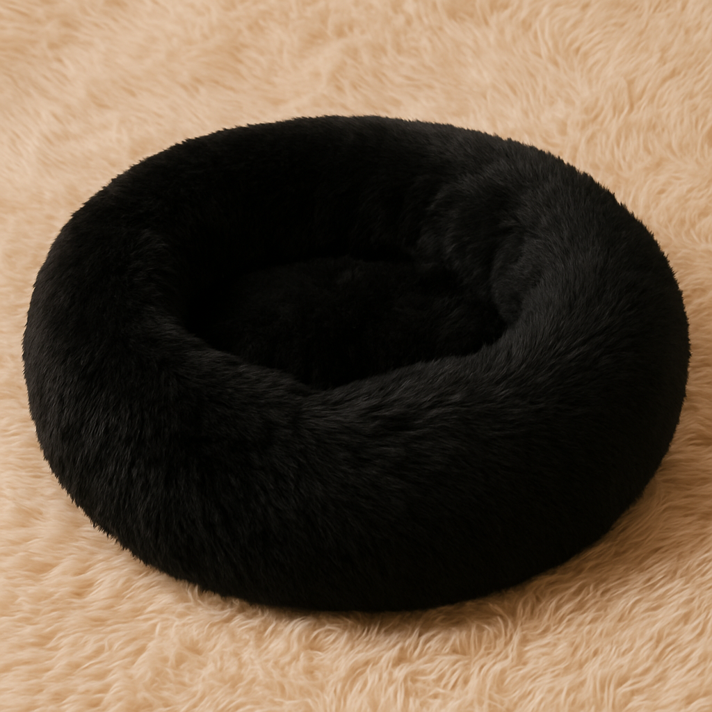 Plush Round Pet Bed