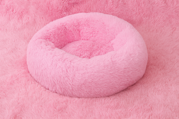 Plush Round Pet Bed