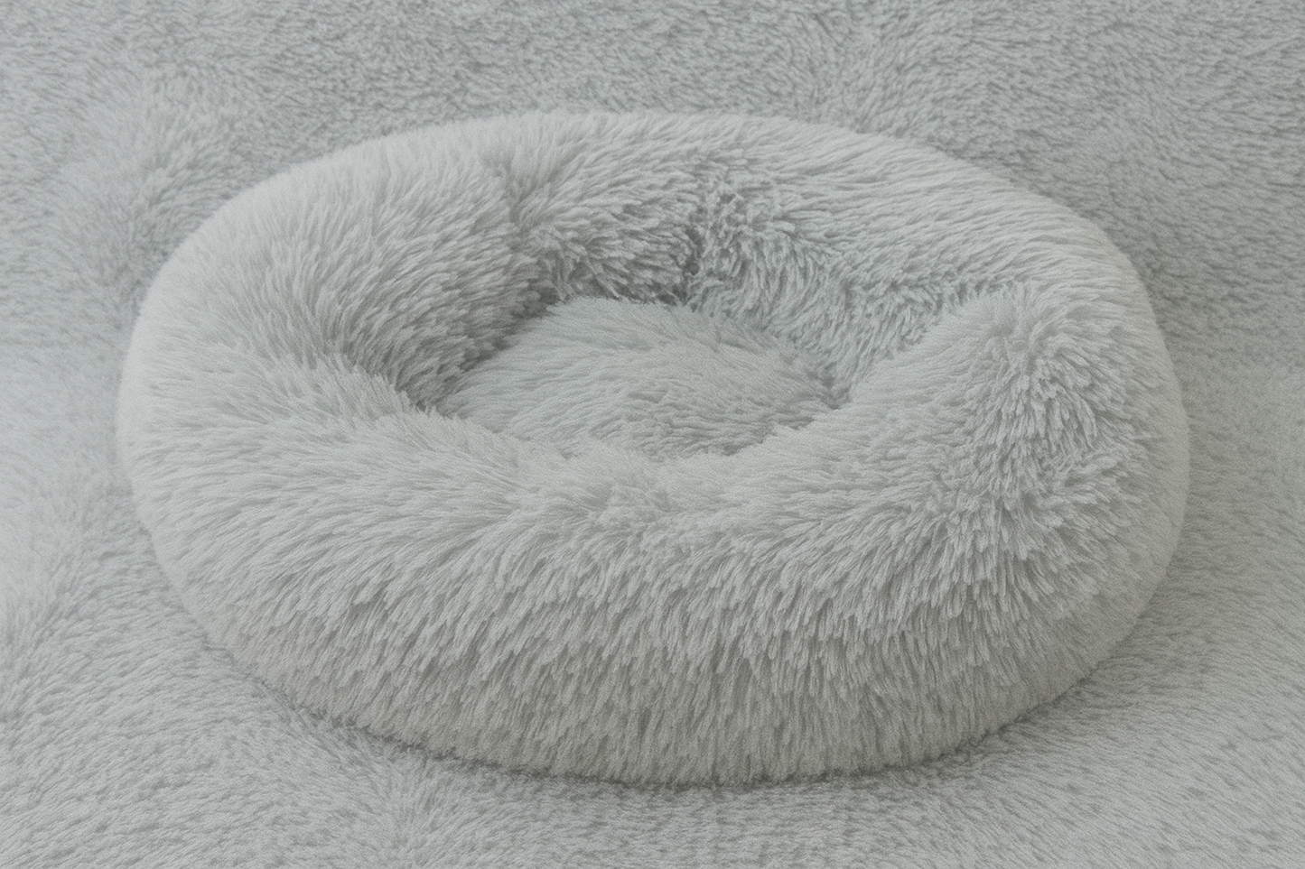 Plush Round Pet Bed