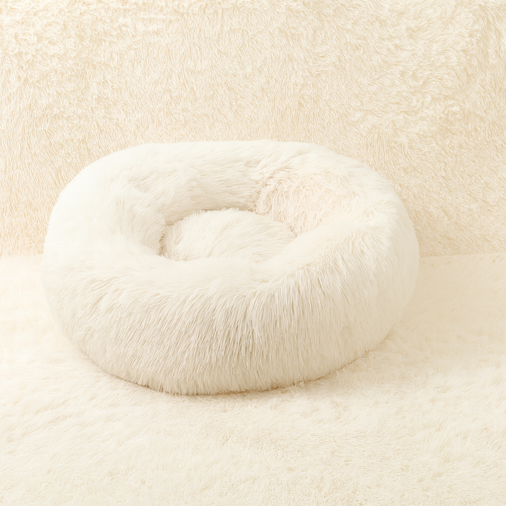 Plush Round Pet Bed